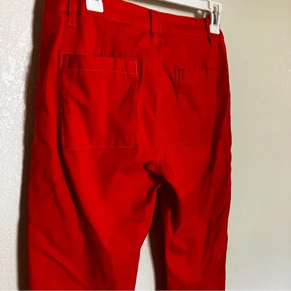 Cabi Orange Pants Size 4 - Picture 6 of 7